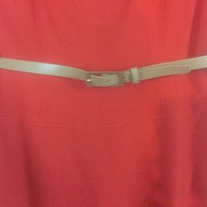 Anne Klein Coral Cap Sleeve A Line Dress